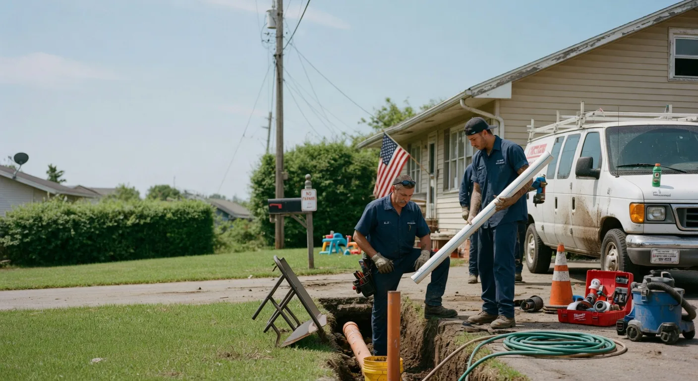Sewer Line Inspection in New Athens, OH